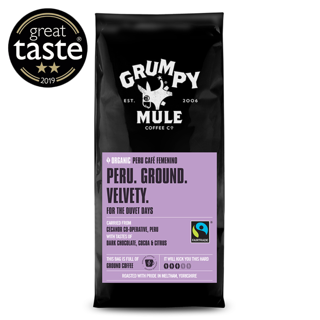 Grumpy Mule Peru Ground Coffee 227g