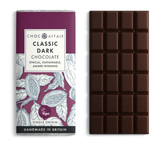 Choc Affair Classic Dark Chocolate Bar 90g