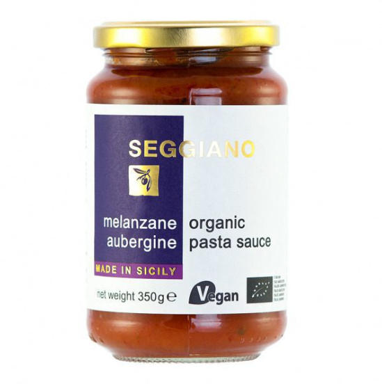 Seggiano Organic Melanzane Aubergine Pasta Sauce 350g