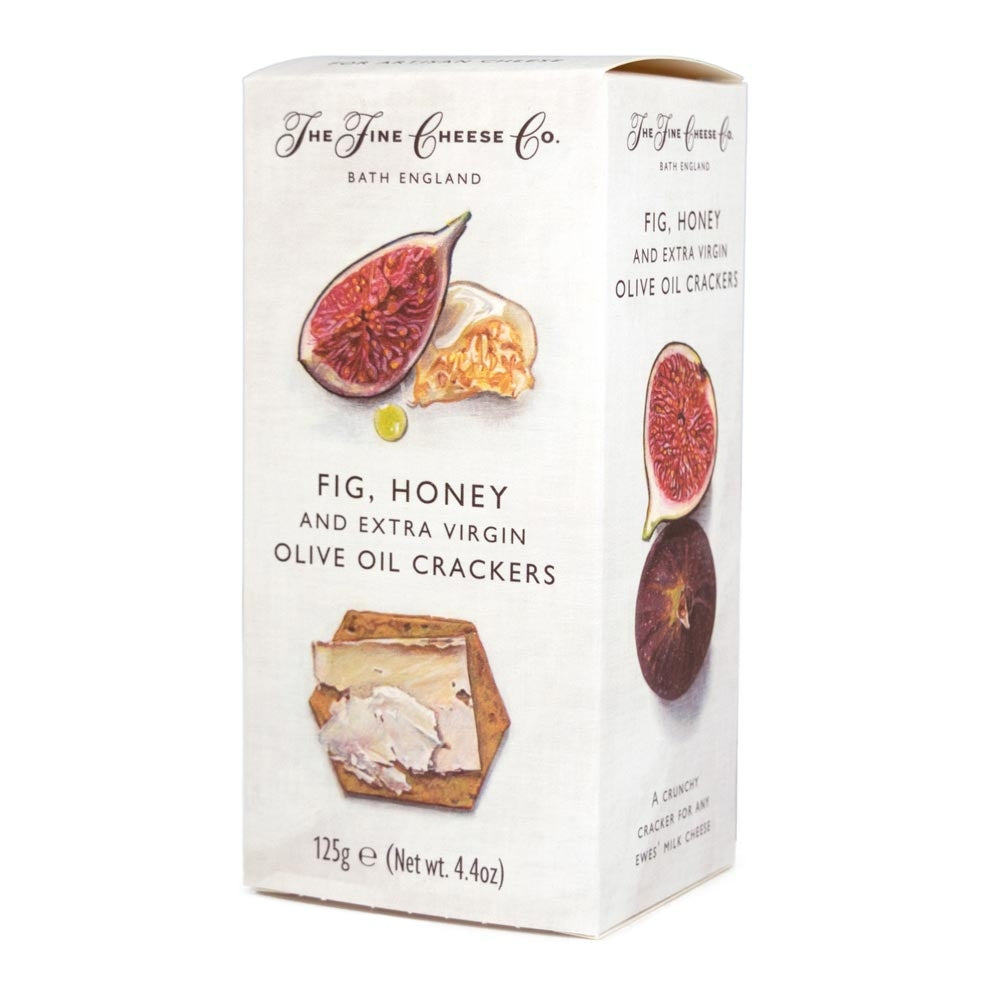 The Fine Cheese Co. Fig, Honey & Olive Oil Crackers 125g